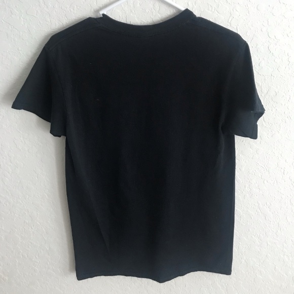 Black college T-shirt - Picture 2 of 2